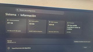 Portátil H i5 11ª Gen Intel Iris Xe