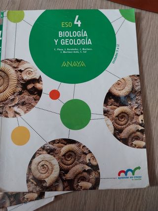 Biología y geología 4 eso anaya 