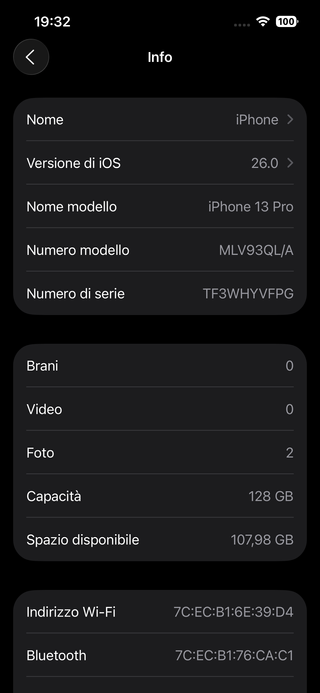iPhone 13 Pro 128GB Nero