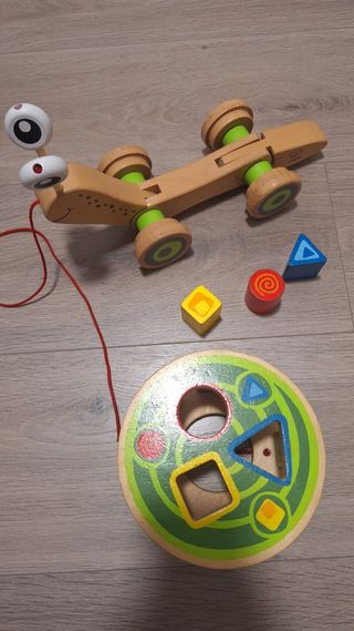 Caracol de arrastre Hape de madera