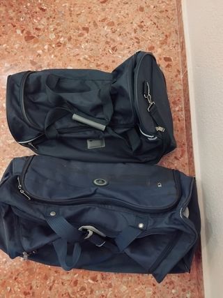 2 Bolsas de viaje azul y negro
Lote 