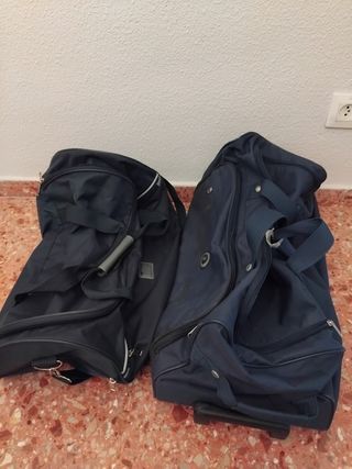 2 Bolsas de viaje azul y negro
Lote 