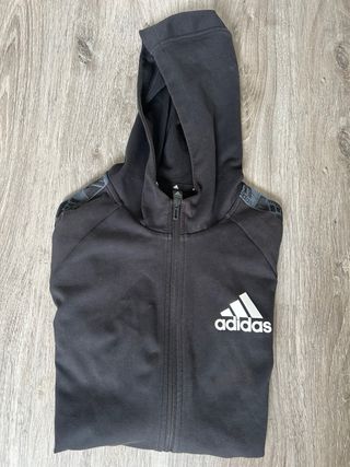 Chaqueta Adidas Negra con Capucha