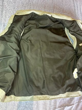 Chaleco acolchado gris Zara