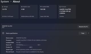 Lenovo Legion Y540 i7 16GB/1TB+256SSD/GTX1650