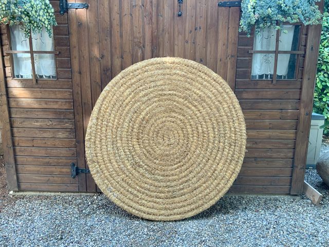 Diana de paja para tiro con arco