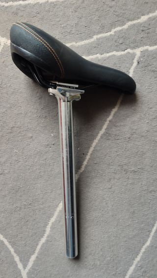 Sillín Bici Negro 27.2mm