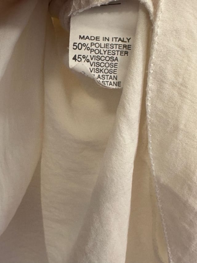 Top Bianco Taglia XL