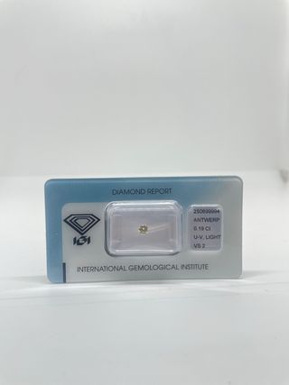 Diamante Natural IGI 0.19 Ct VS2