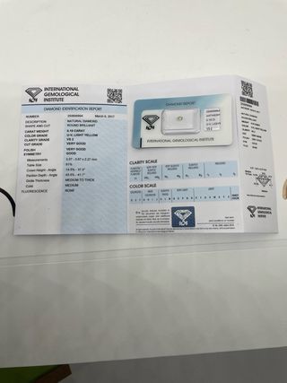 Diamante Natural IGI 0.19 Ct VS2