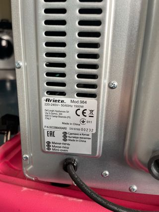 Forno elettrico Ariete bon cuisine 250