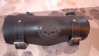 Rulo Cuero Harley Davidson Negro