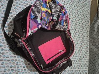 Zaino Seven nero e rosa 
Zaino reversibile