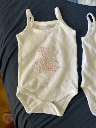 2 Bodys tirantes Sweet & Soft oso y tortuga