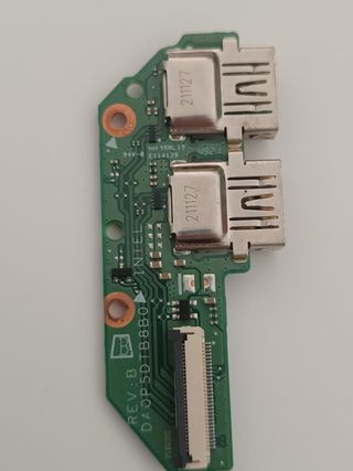 Placa USB y Botón Encendido HP 15s