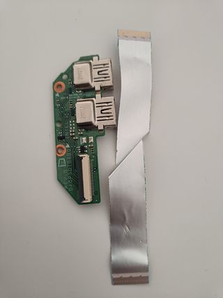 Placa USB y Botón Encendido HP 15s