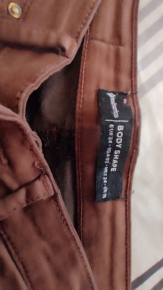 Pantalón marrón mujer