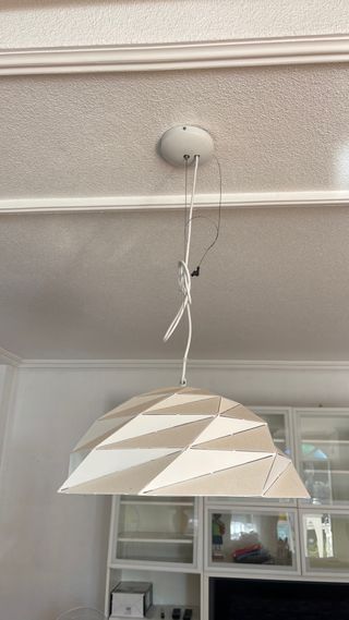 Lámpara de techo geométrica muy chula.! 
