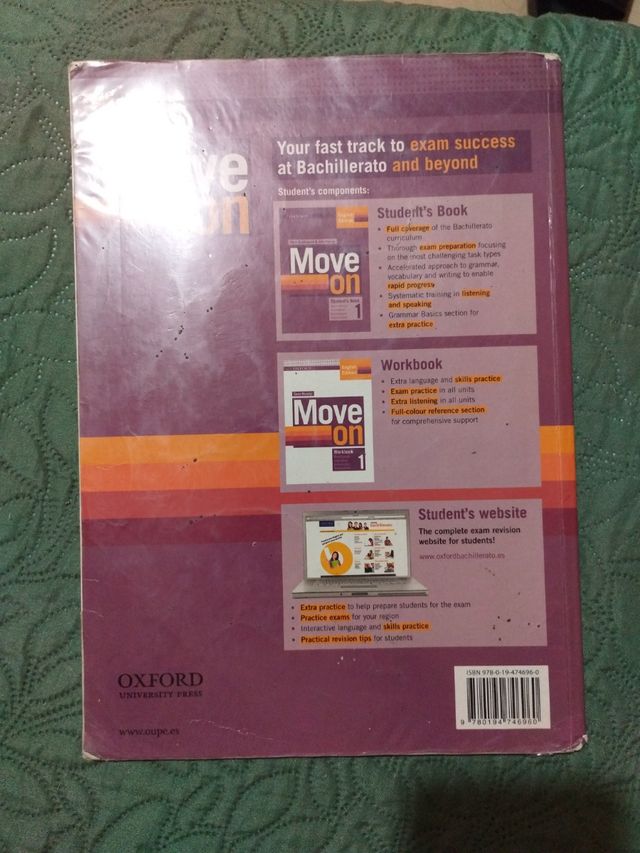 Libro Inglés 1° bachillrato Move on 1: Student's