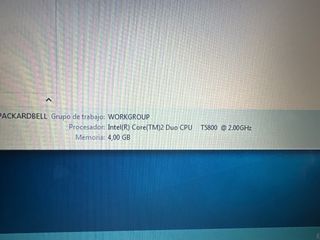Packard Bell Portátil Negro