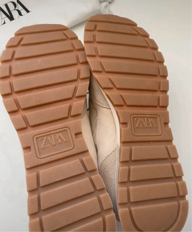 Zapatillas Zara Beige y Azul