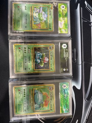 Trio Evoluzione Bulbasaur Pokemon Card