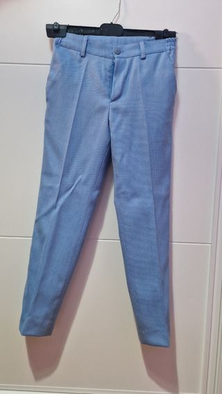 Traje de Comunión Niño Timoneles Blanco y Azul