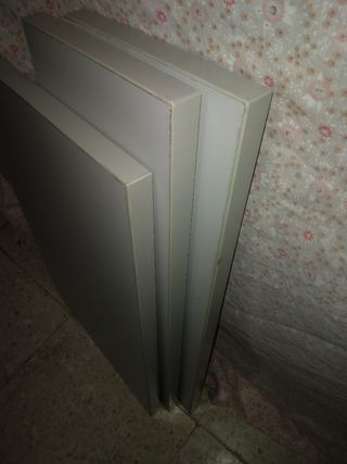 3 piezas de melamina con cantos