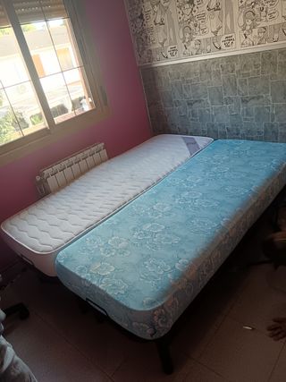 2 Camas Individuales Tela