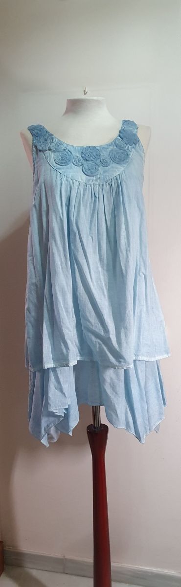 Blusón sin mangas Lola Casademunt azul