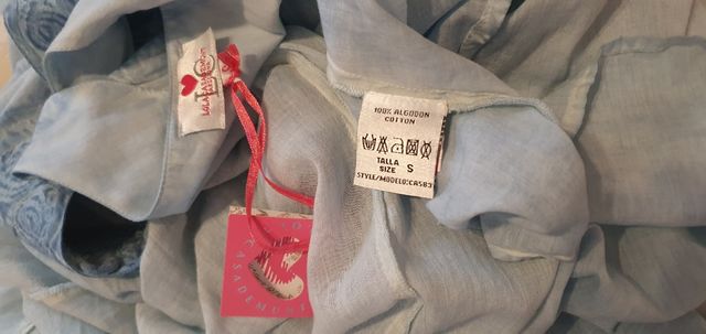 Blusón sin mangas Lola Casademunt azul