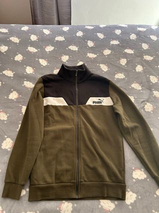 Chándal Puma Verde y Negro