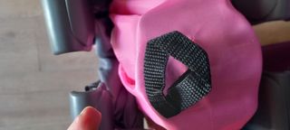 Cuna de viaje rosa o azul y colchón