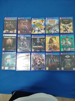 Lote 15 Videojuegos PS4/PS5 Nuevos Pal Esp