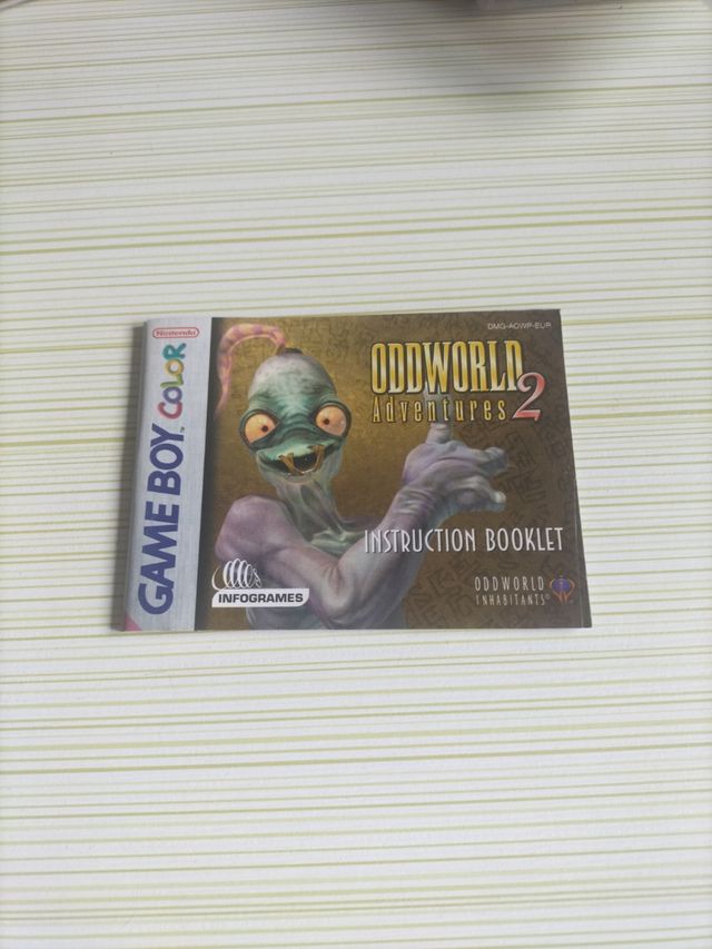 Manual Oddworld Adventures 2 GBC (Nintendo)