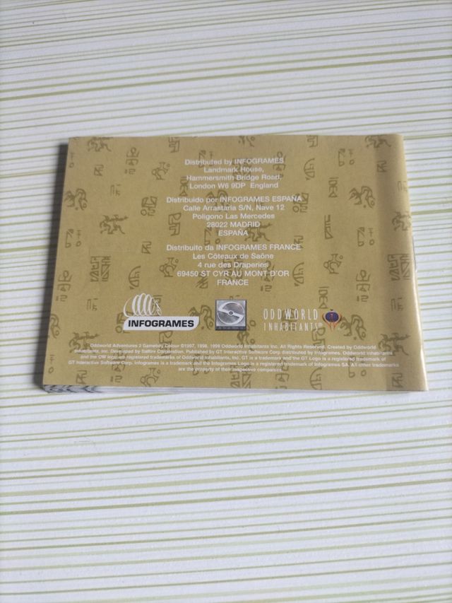 Manual Oddworld Adventures 2 GBC (Nintendo)