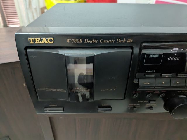 TEAC W-780R Stereo Cassette Deck funziona hi-fi 