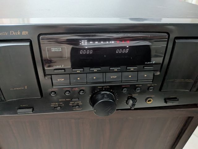 TEAC W-780R Stereo Cassette Deck funziona hi-fi 