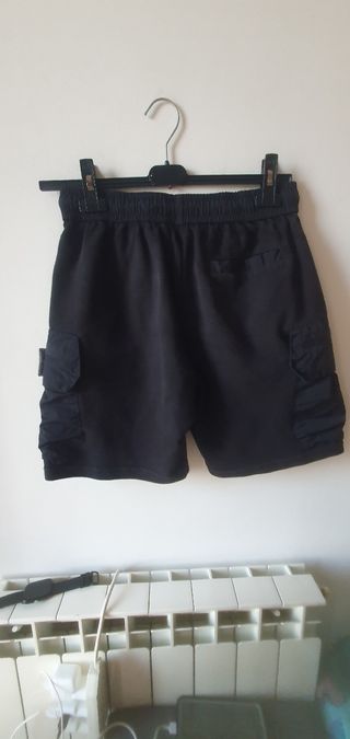 Stone Island Pantaloncini Cargo Neri