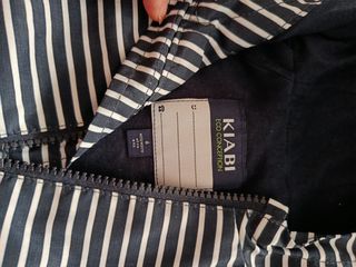 Giacca impermeabile per bebè 6 mesi a righe