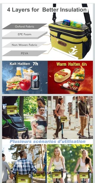 Bolsa Térmica Bicicleta Manillar Exterior