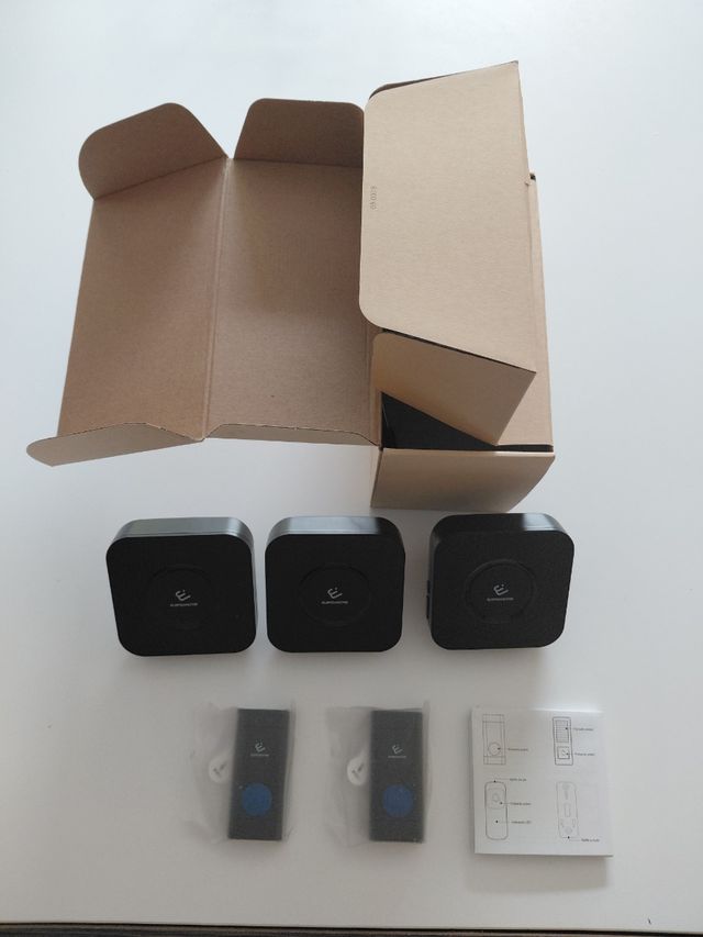 Timbre Inalámbrico Elepowstar Negro