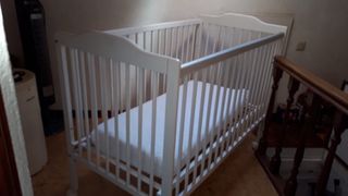 Cuna de madera blanca Ikea 120x60