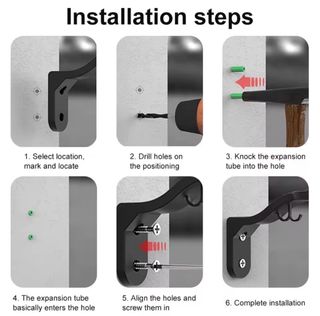 Percha para casco de moto