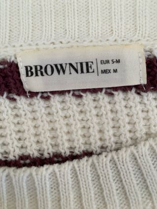 Jersey Brownie Talla M Rayas 