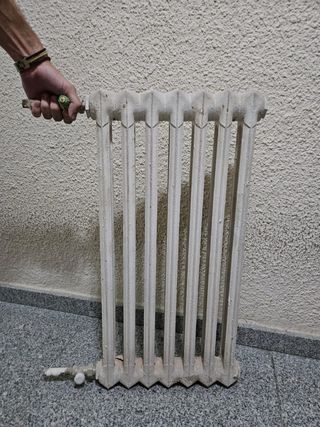 3 Radiadores Hierro Fundido Blancos