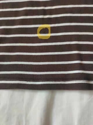 Camiseta H&M Rayas Manga 3/4 Talla M