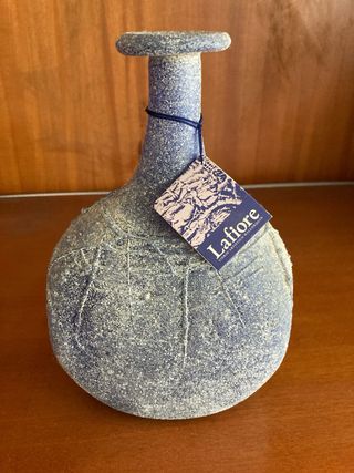 Vaso Lafiore in pietra blu e vetro