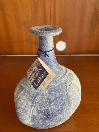 Vaso Lafiore in pietra blu e vetro