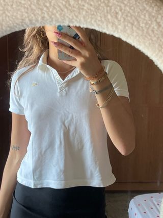 Polo Blanco Vintage Thomas Burberry